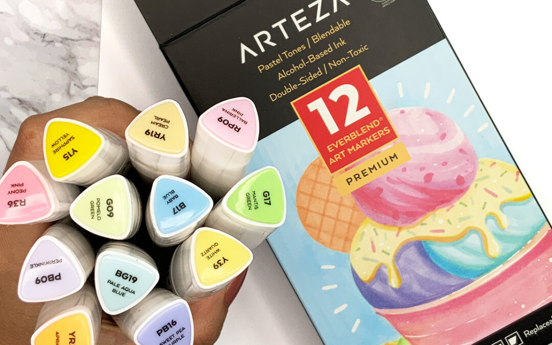 Arteza Everblend Art Markers – pastel set