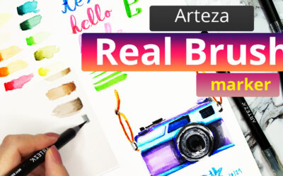 Watercolour markers / pens from Arteza
