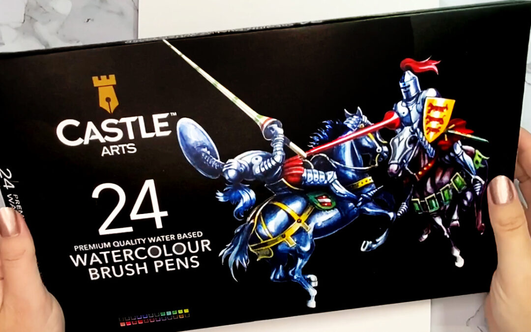 Castle arts watercolour brush pens test