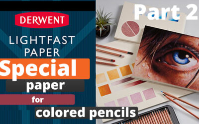 Derwent lightfast paper + colored pencils