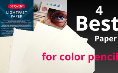 Best Paper for colored pencils, comparison and review of the 4 BIG brands, 100% cotton, Part1