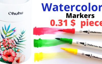 Ohuhu watercolor marker review